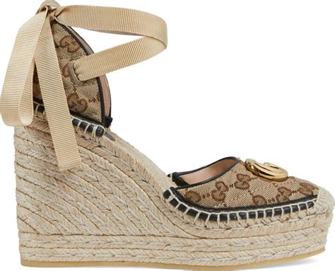 Gucci Women's GG matelassé platform espadrille